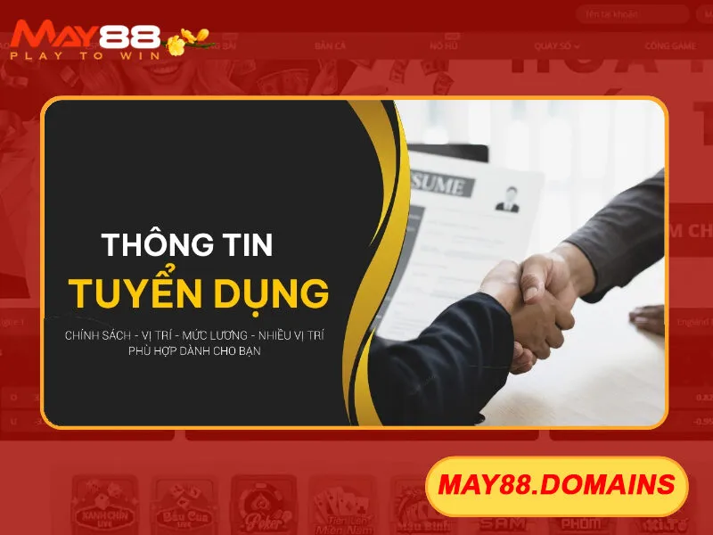 Tuyển dụng May88